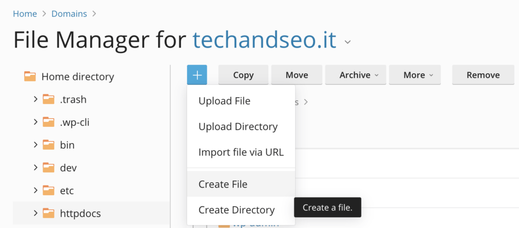 Redirect e Alias in Plesk con SSL 7 Files htaccess