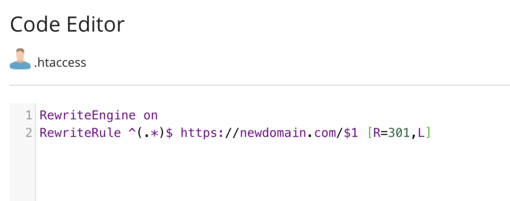 Redirect e Alias in Plesk con SSL 8 htaccess code editor